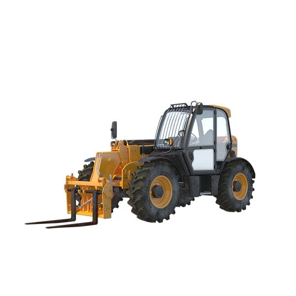 telehandlers can typically extend to heights ranging from 30 to 55 feet